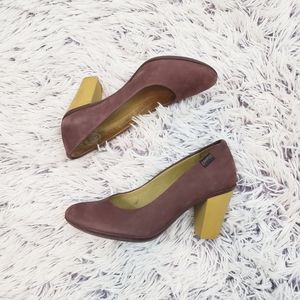 Camper Mary Jane Brown Heels